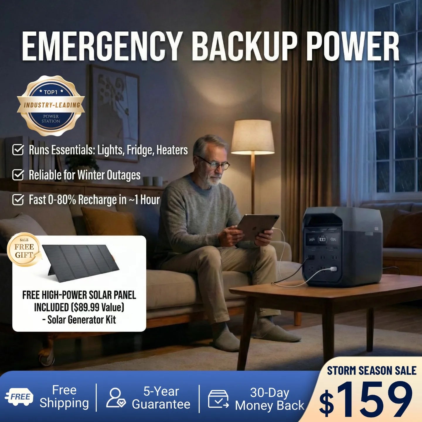 PowerPort™ Massive Power + Quick Charge = Unlimited Energy, Anywhere! (Was $540!)