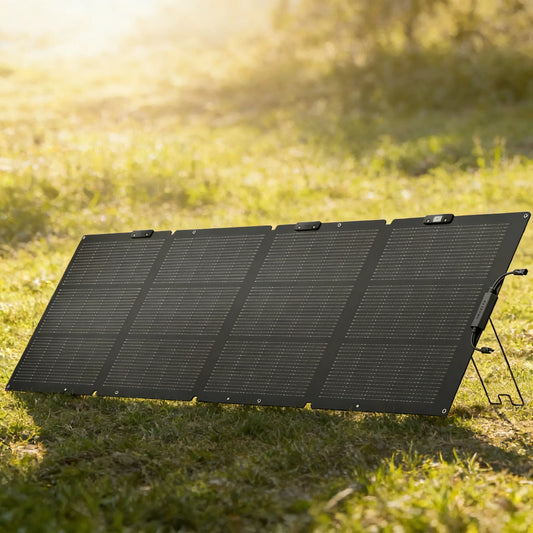 220 Watt Portable Solar Panel, 25% High Conversion Efficiency N-Type Solar Cell